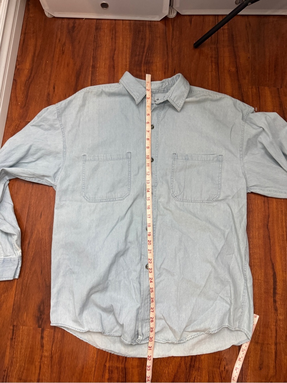 Goouch Denim Button Up Shirt Vintage Size Large - Picture 7 of 8